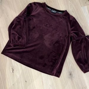 Beautiful Karl Lagerfeld Velour Top